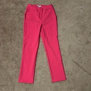 Pink work pants